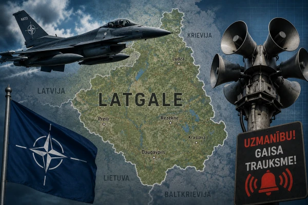 Воздушная тревога в Латгале