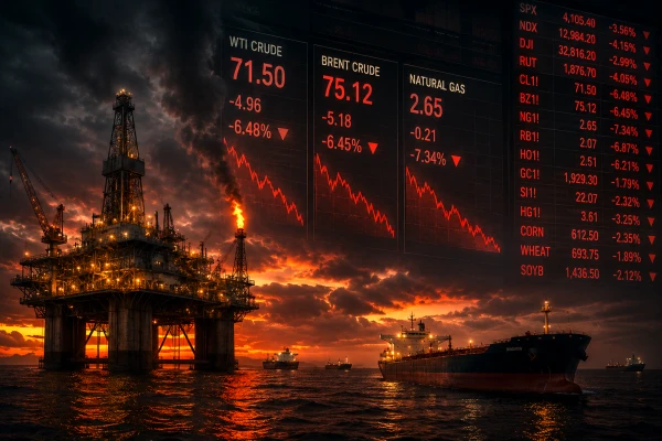 Крах на рынке нефти и газа