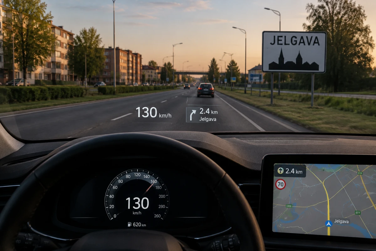 Jelgavas novadā aptur divus ar vairāk nekā 130 km/h braucošus auto