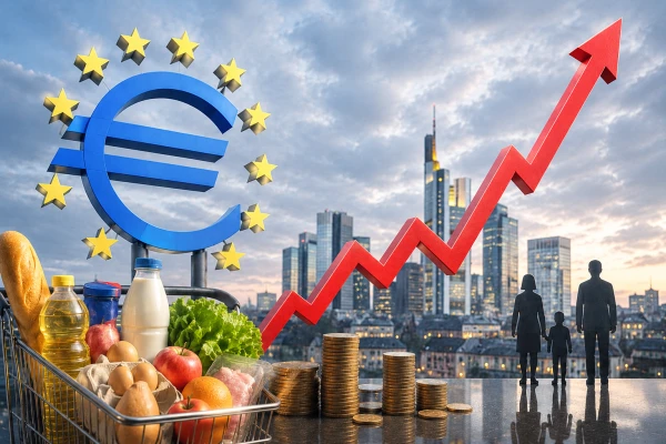 «Eurostat»: Gada inflācijai eirozonā maijā 32 mēnešos augstākais līmenis