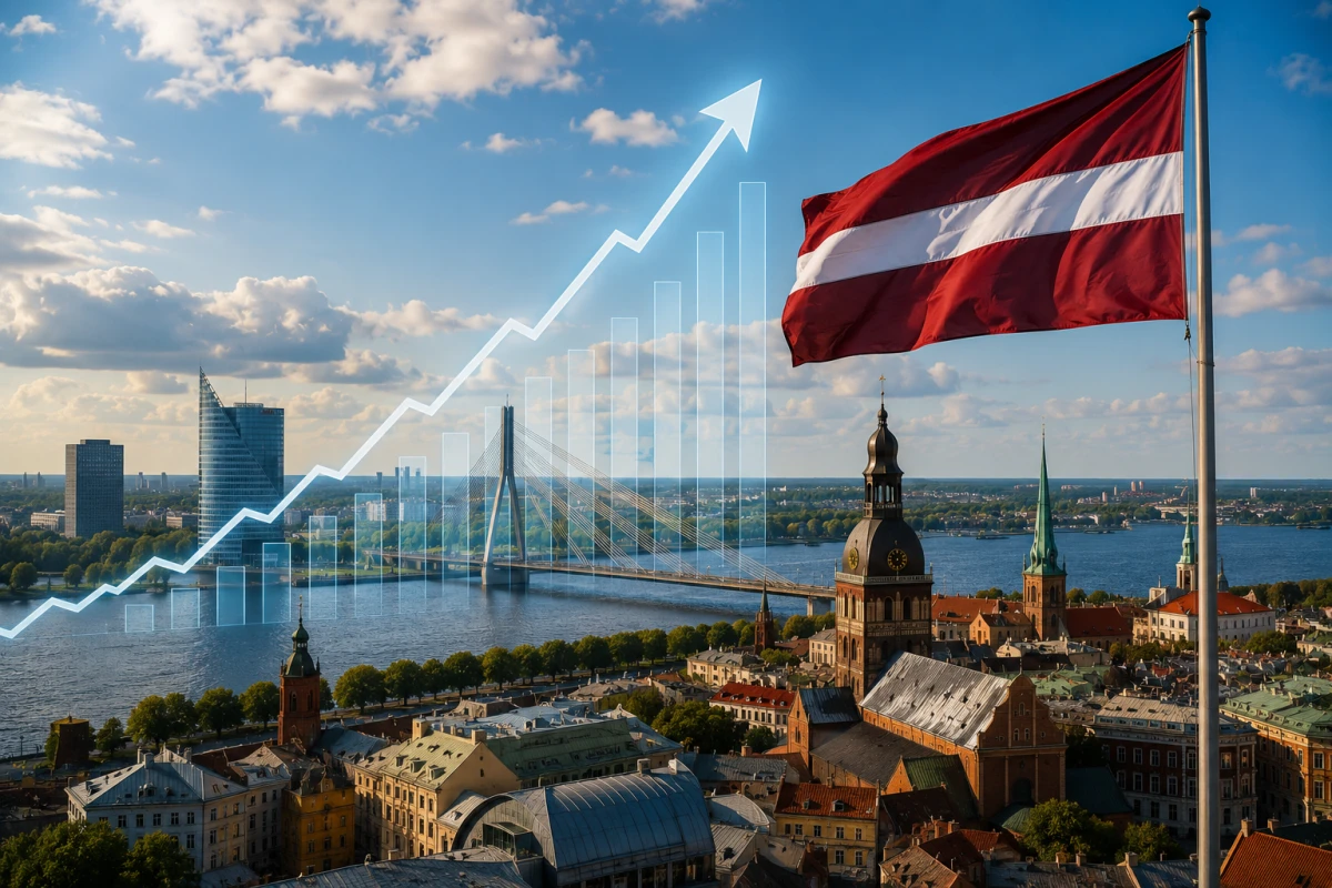 OECD Latvijai šogad prognozē otru straujāko ekonomikas izaugsmi starp Baltijas valstīm