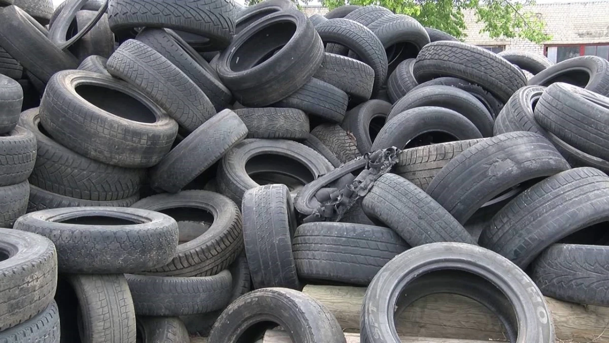 Siguldā riepu nodošanas akcijā savāktas 88 tonnas nolietotu auto riepu