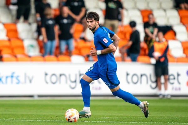 Līdervienība RFS futbola virslīgā viesojas pie «Grobiņas»