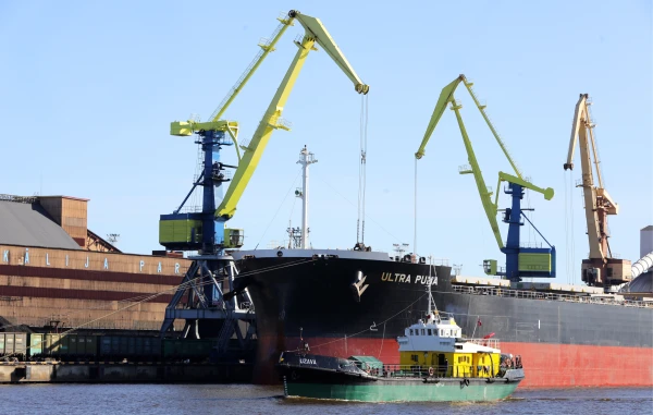 Ventspils ostas termināļos pirmajā ceturksnī pārkrauto kravu apmērs samazinājies par 25,2%
