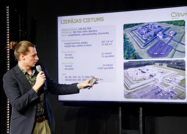 Tieslietu ministre Inese Lībiņa‑Egnere oficiāli atklās jauno Liepājas cietumu