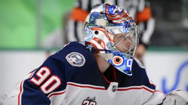 Merzļikins ar «Blue Jackets» piedzīvo zaudējumu