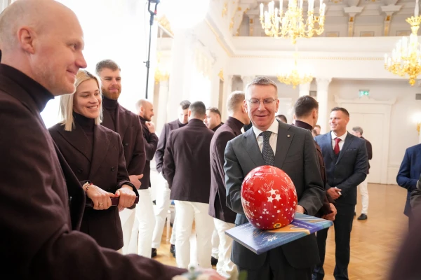 Valsts prezidents: Latvijas olimpiešu solidaritāte ar Ukrainu ir zelts
