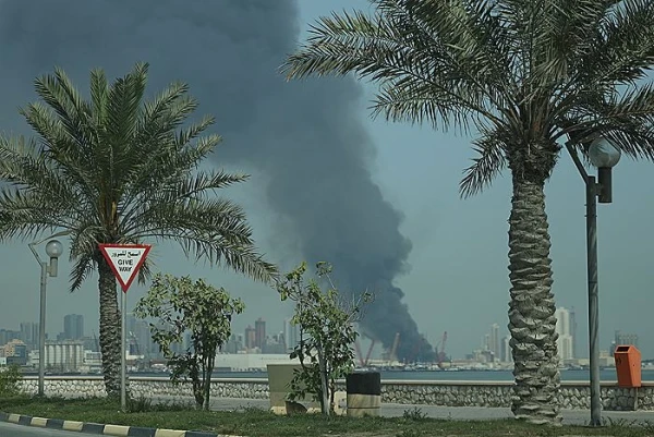 Irānas raķetes nodara postījumus ēkām Bahreinas galvaspilsētā