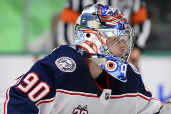 Merzļikins ar «Blue Jackets» uzvar «Predators»