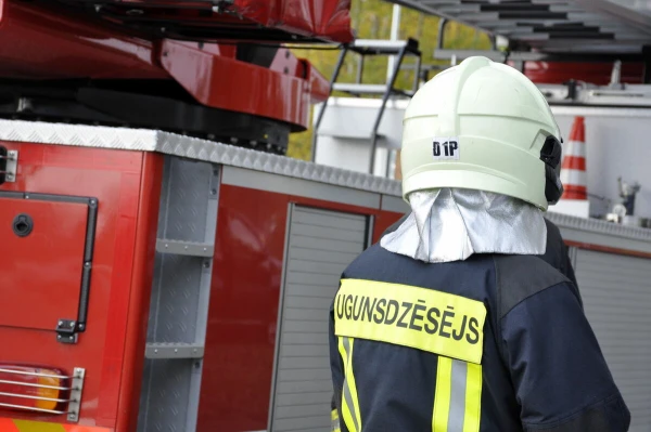 Ugunsgrēkā Ogres novadā gājis bojā cilvēks un suns