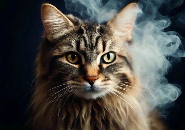 Glābēji no sadūmotām telpām Babītes pagastā izglābuši kaķi