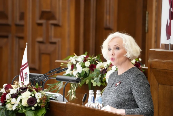 Mieriņa: Drošības stiprināšana kļuvusi par Latvijas neatliekamāko uzdevumu