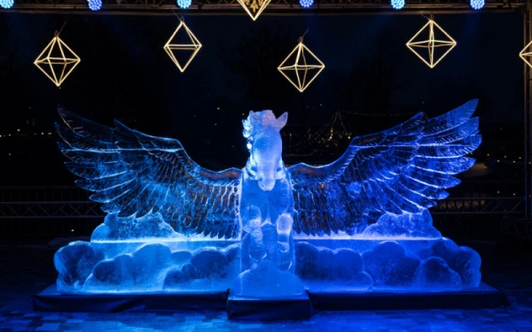 Šogad ledus skulptūru festivālā Jelgavā būs arī bezmaksas zona