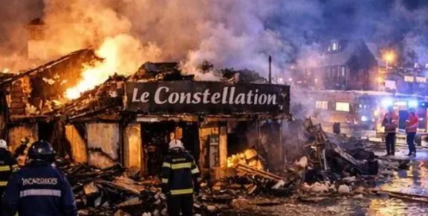 papildināta - Ugunsgrēkā bārā Šveicē apmēram 40 bojāgājušo