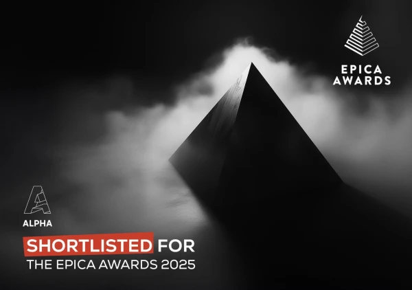 Aģentūra «Alpha» nominēta «Epica Awards 2025» balvai kategorijā «Public Interest – Health & Safety»