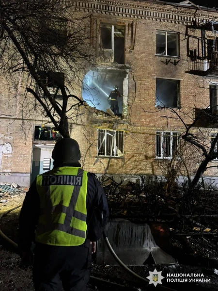 Krievu dronu triecienā Kijivai viens bojāgājušais un septiņi ievainotie