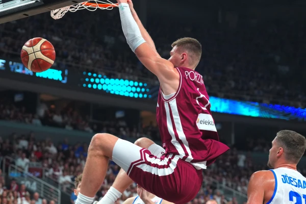 Porziņģis: Dalība Eiropas čempionātā man palīdzēja