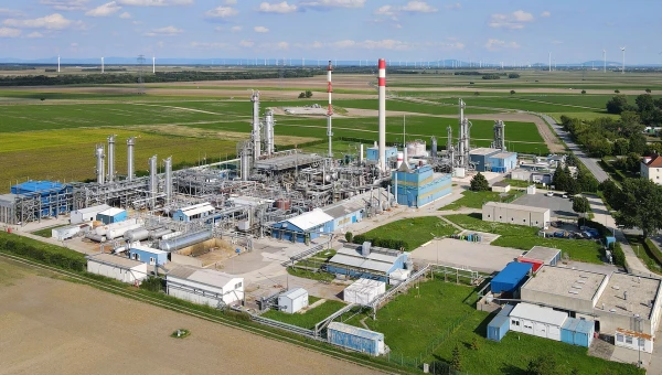 Газовая инфраструктура в Австрии на фоне ветроэнергетики.