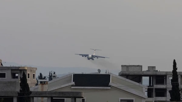 Российский Ил-76 над Сирией.