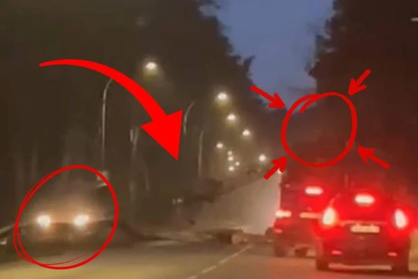 Šausmas! Jūrmalā uz ceļa meža kravas auto nenolaida manipulatoru - nāciet redzēt, kas notika?