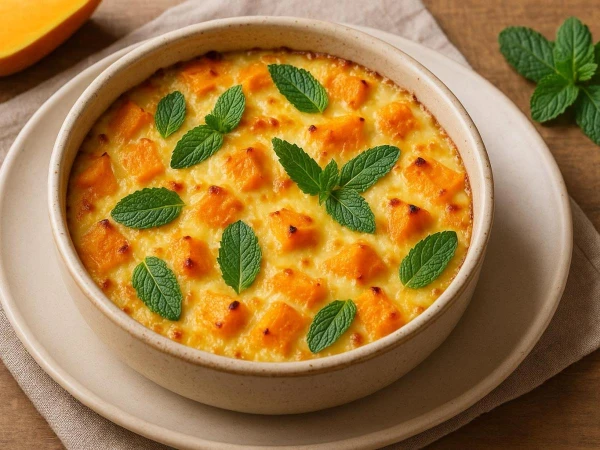 Ķirbju omlete ar olām — aromātisks un sātīgs ziemas ēdiens