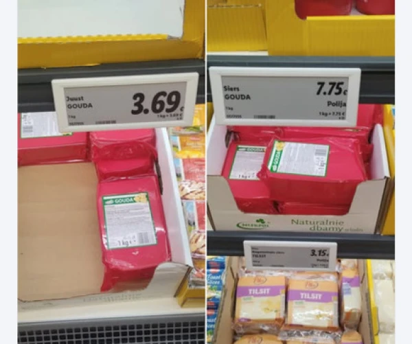 Vai mēs tiešām esam tik daudz bagātāki? Kāpēc siers Latvijā ir divreiz dārgāks nekā Igaunijā