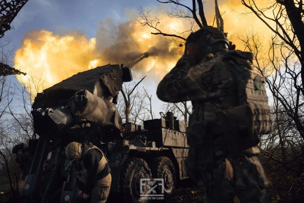 Геройские артиллеристы ВСУ лихо насыпают по неприятелю.