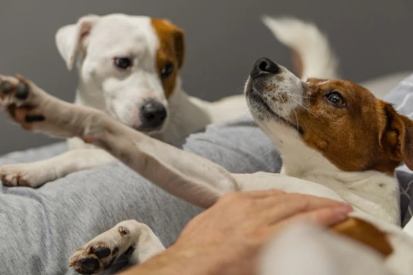 Kā saprast, ka suns ir greizsirdīgs pret saimnieku