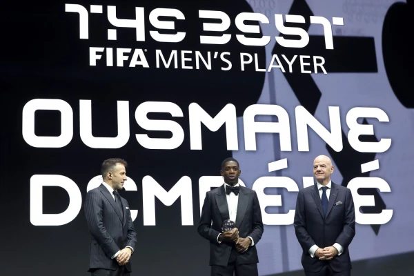 Usmans Dembele par FIFA 2025. gada labākā spēlētāja balvu: ceru nākamgad atgriezties šeit