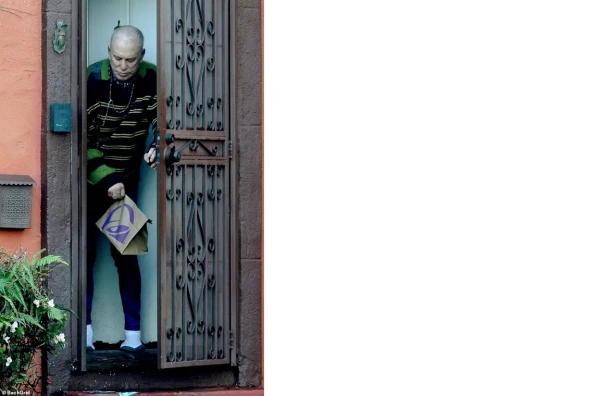 Знаменитый аристт выглядит просто страшно.