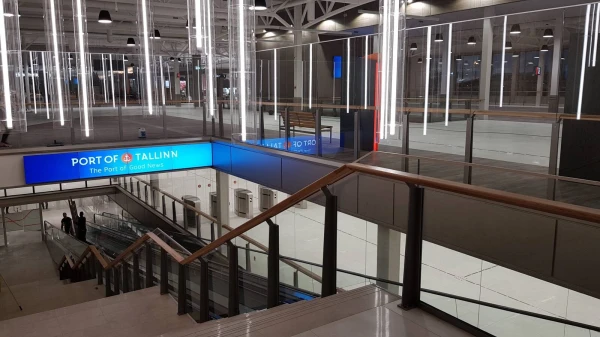 Новые интерьеры порта Таллина.