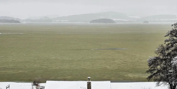 Замерзающие очаги цветения цианобактерий редко регистрируются, но, возможно, ситуация изменится | Фото: Petr Znachor