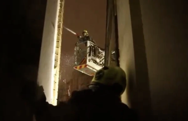 Kijivā dronu triecienā cietuši daudzstāvu nami