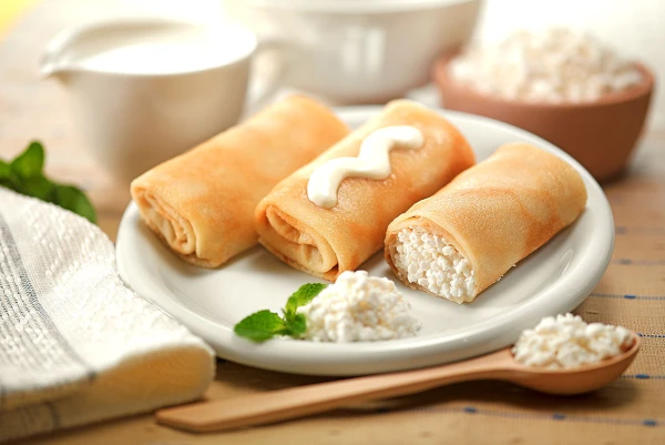 Pankūkas «1000» bez miltiem: ideāla recepte Masļeņicai