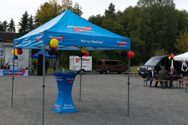 Синий цвет используется AfD.