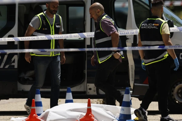 На месте убийства господина Портнова.