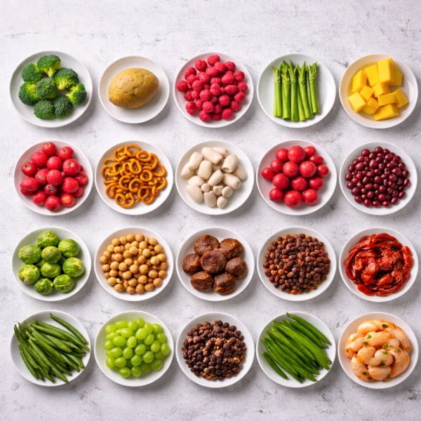 Cik daudz ēdiena ir 100 kalorijās: vienkāršs populāru produktu salīdzinājums