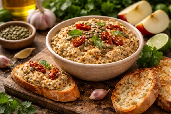 Tikai no divām sastāvdaļām: aromātisks smērējums, kas pārsteigs ar garšu