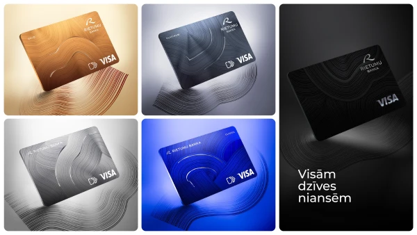 Rietumu Banka ievieš jauna dizaina maksājumu kartes