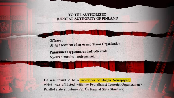 Подписка на газету фигурировала как доказательство членства в террористической организации в турецком запросе об экстрадиции, направленном Финляндии.