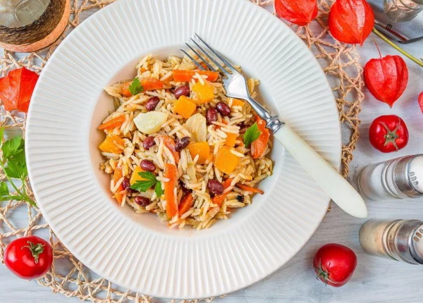 Dārzeņu plovs: gavēņa recepte