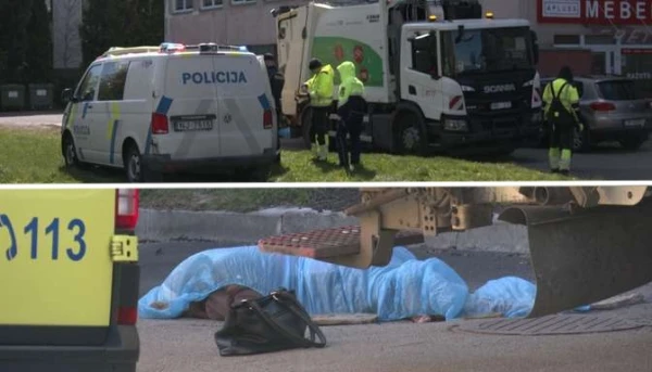 Rīgā atkritumvedējs uzbraucis gājējai