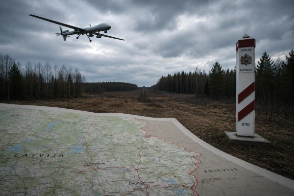 papildināta - Apdraudējums daļā Latvijas gaisa telpas noslēdzies; tas joprojām spēkā Alūksnes un Balvu novados